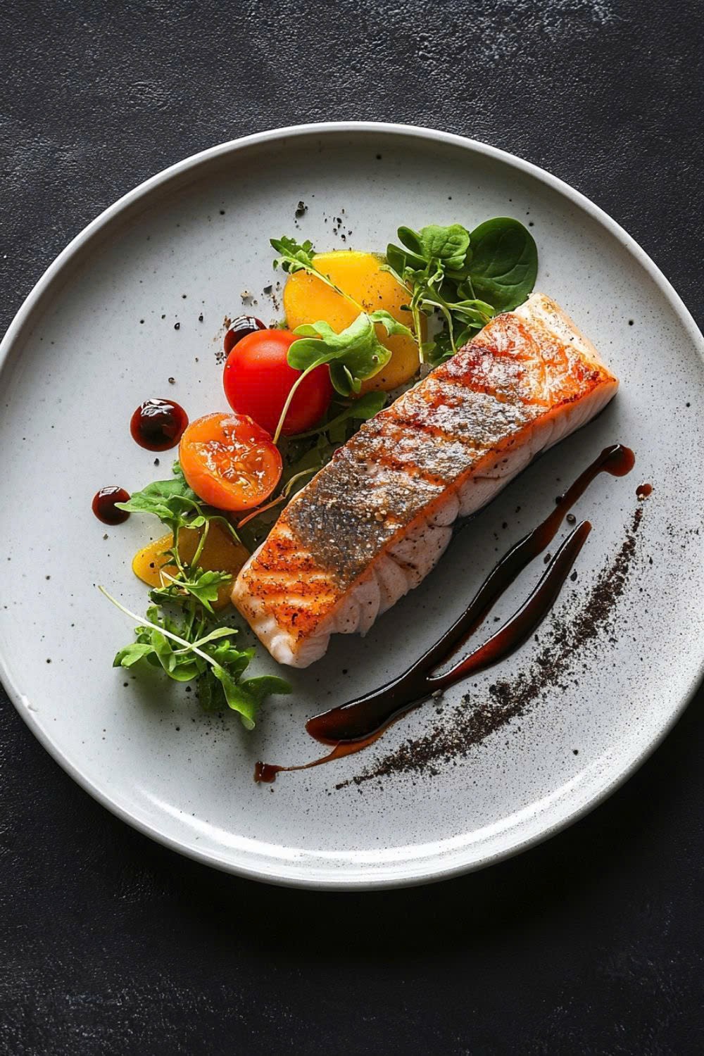 Cá hồi áp chảo